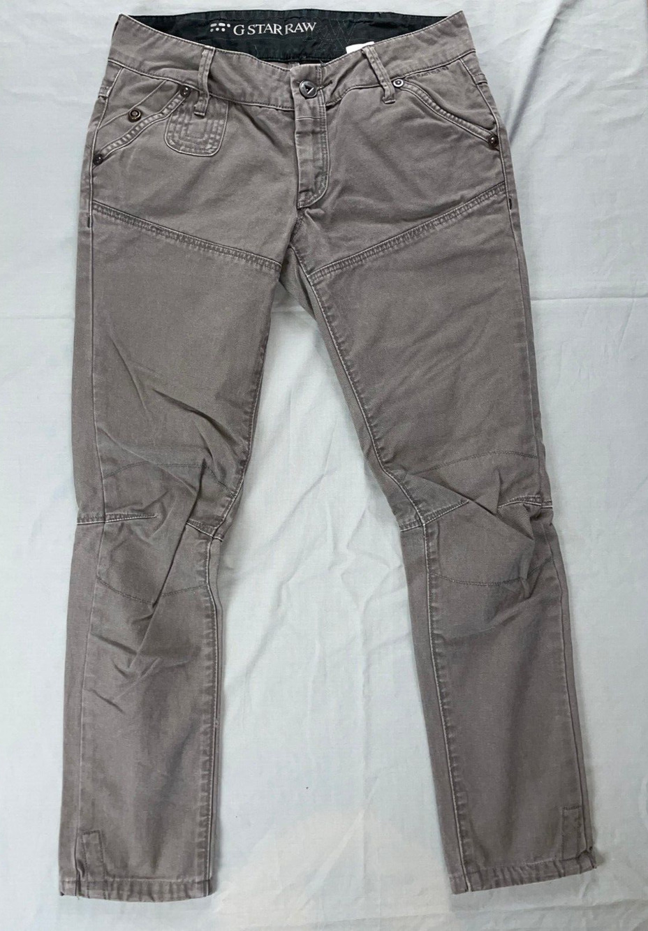 G-Star Raw Baker Elwood Washed Weekend Chino Pants w/ Adjuster. Size 25, GUC!